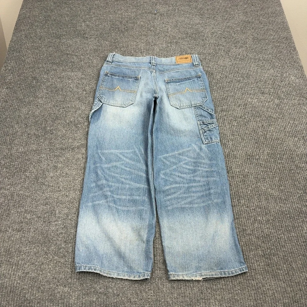 Urban Pipeline Carpenter Jeans Boys 10H Blue Cotton Baggy Utility Skate Y2K